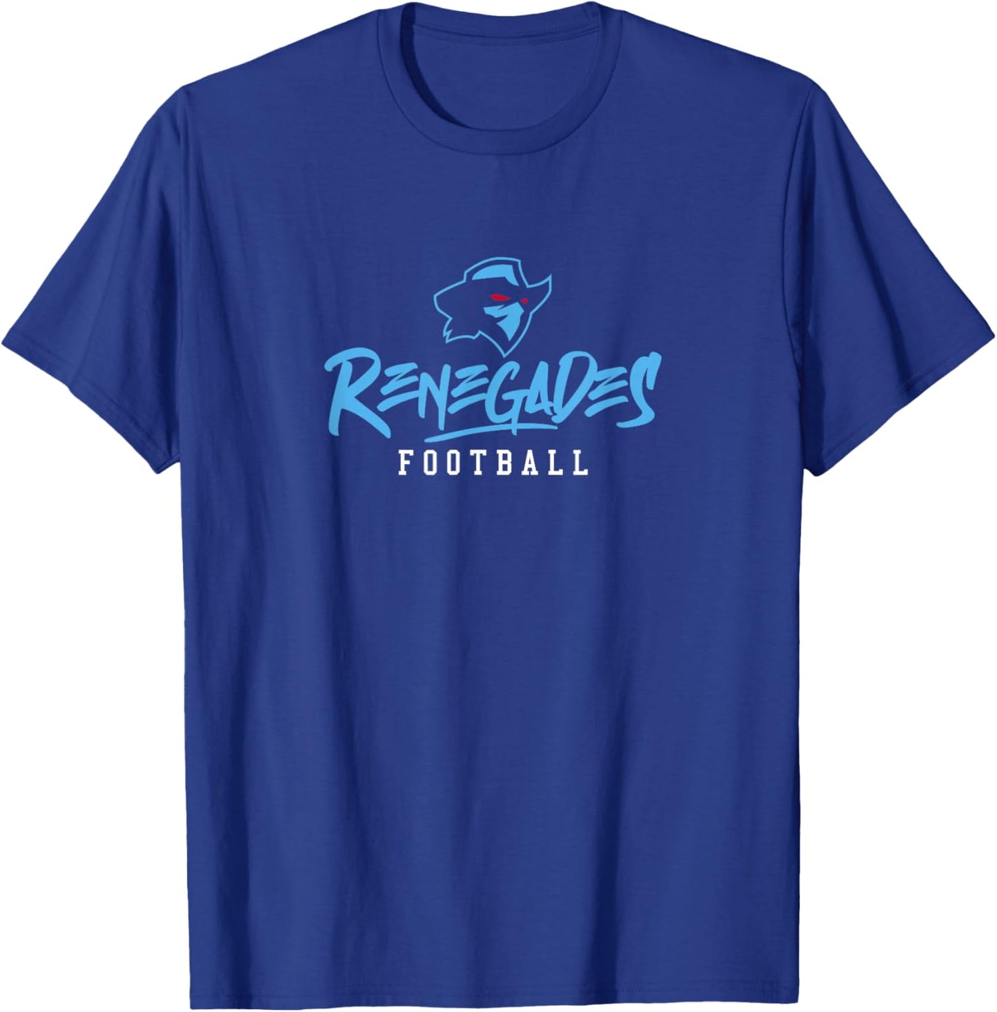 Arlington Renegades: Stylized Text T-Shirt - T-Shirt | Royal