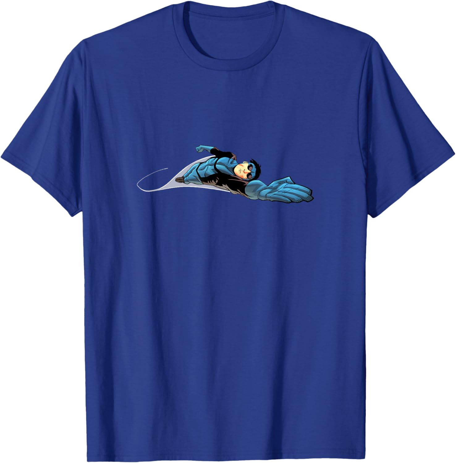 Invincible Blue Suit Flight T-Shirt - T-Shirt | Royal