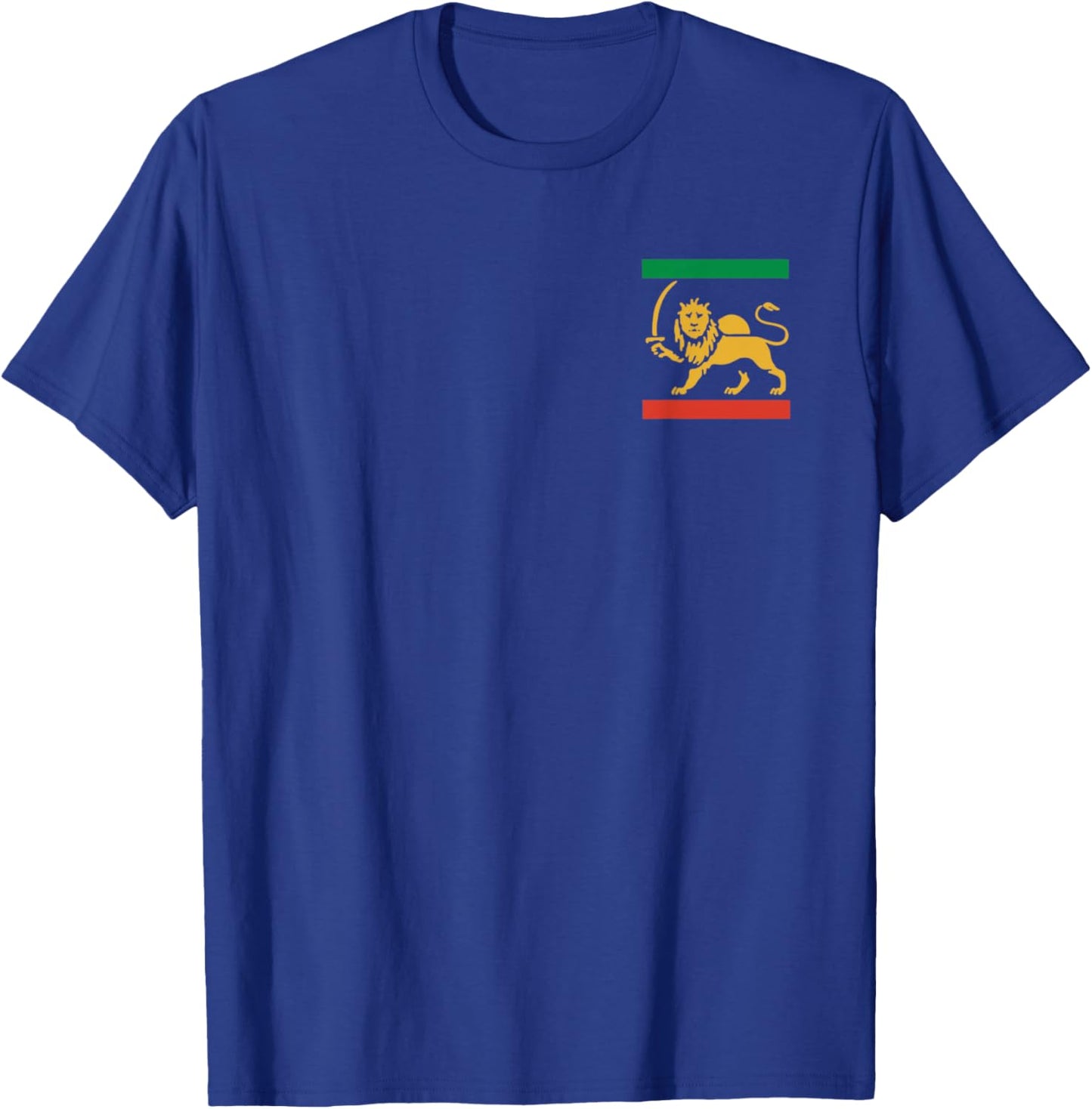 Iran Shir o Khorshid Lion & Sun Emblem Iranian Flag Symbol T-Shirt - T-Shirt | Royal