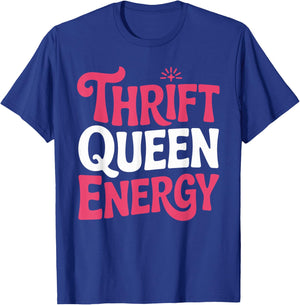 Thrifted Fashion Secondhand Style Depop Seller Gift T-Shirt - T-Shirt | Royal