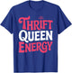 Thrifted Fashion Secondhand Style Depop Seller Gift T-Shirt - T-Shirt | Royal