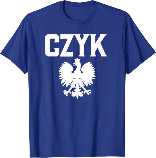 CZYK Polish American Heritage Polish Eagle Dyngus Day T-Shirt - T-Shirt | Royal