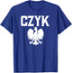 CZYK Polish American Heritage Polish Eagle Dyngus Day T-Shirt - T-Shirt | Royal