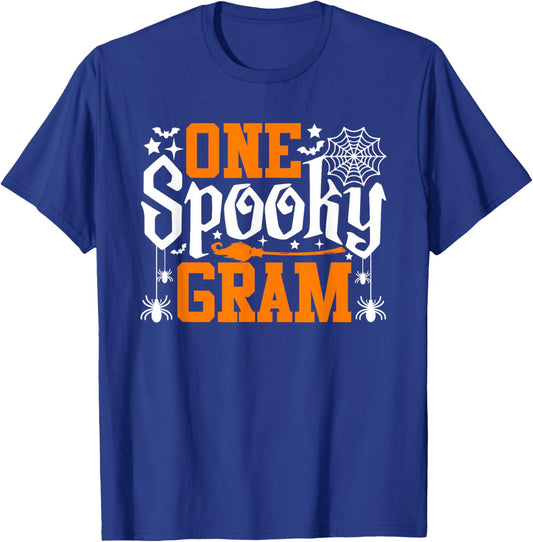 One Spooky Gram Funny Halloween Family Matching T-Shirt - T-Shirt | Royal
