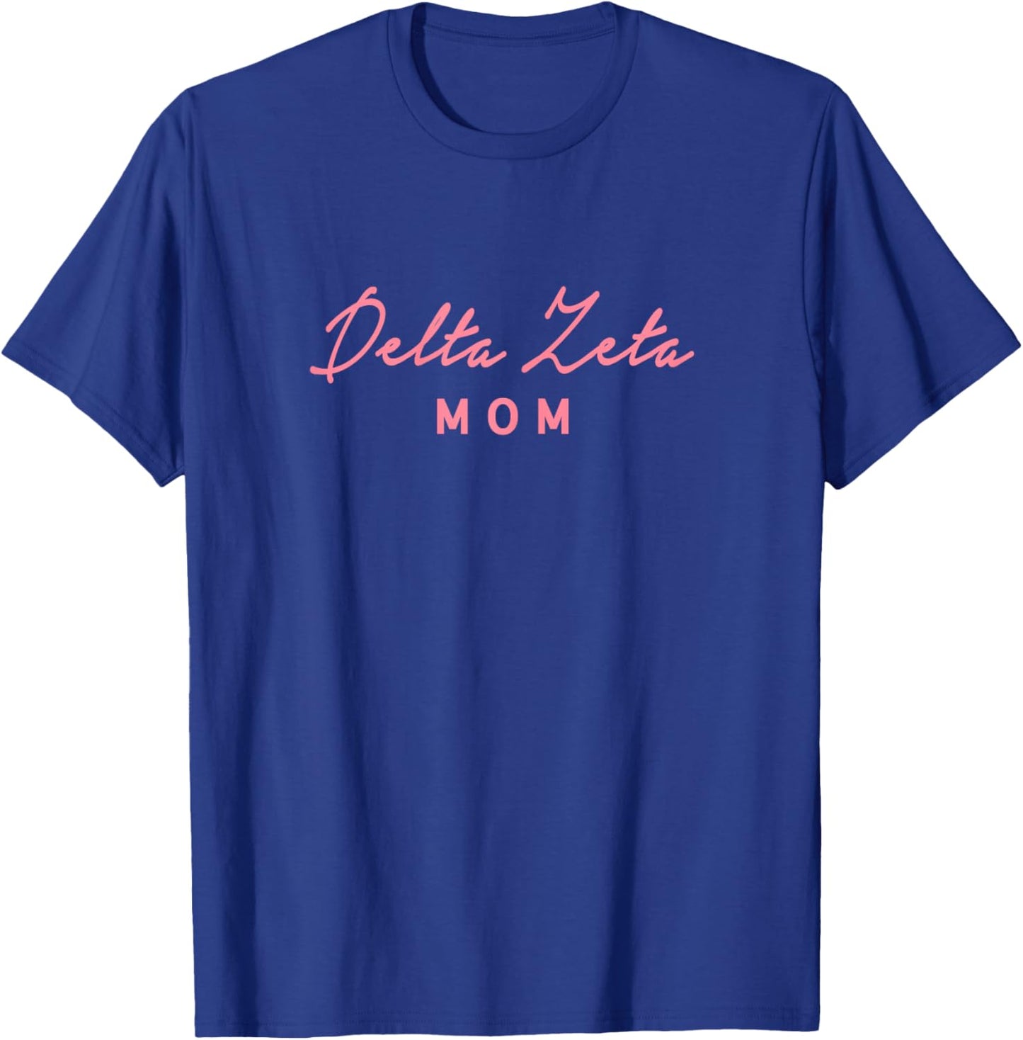 Licensed Cursive Mom - Pink T-Shirt - T-Shirt | Royal