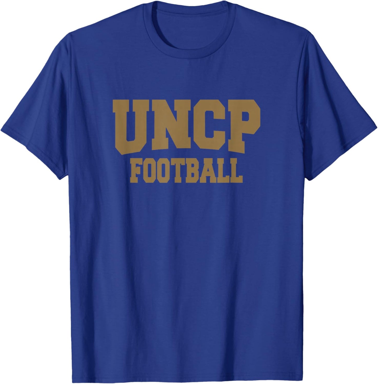 UNCP Football Braves Apparel Sports Fan T-Shirt - T-Shirt | Royal