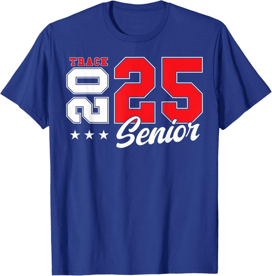 Track Senior Night Track Senior 2025 Graduation 39 T-Shirt - T-Shirt | Royal