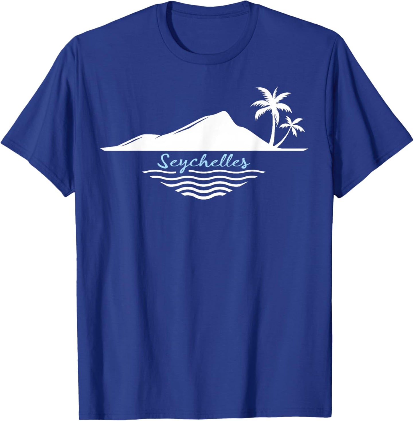 Seychelles Palmiers Île La Digue Souvenir Mahé Mer Praslin T-Shirt - T-Shirt | Royal