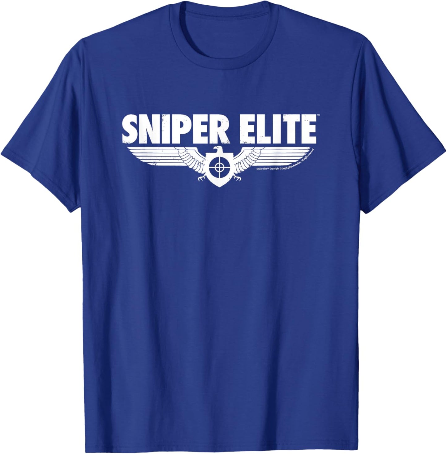 Sniper Elite White Logo T-Shirt - T-Shirt | Royal