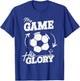 My Game His Glory - Teen Boy Christian Soccer T-Shirt - T-Shirt | Royal