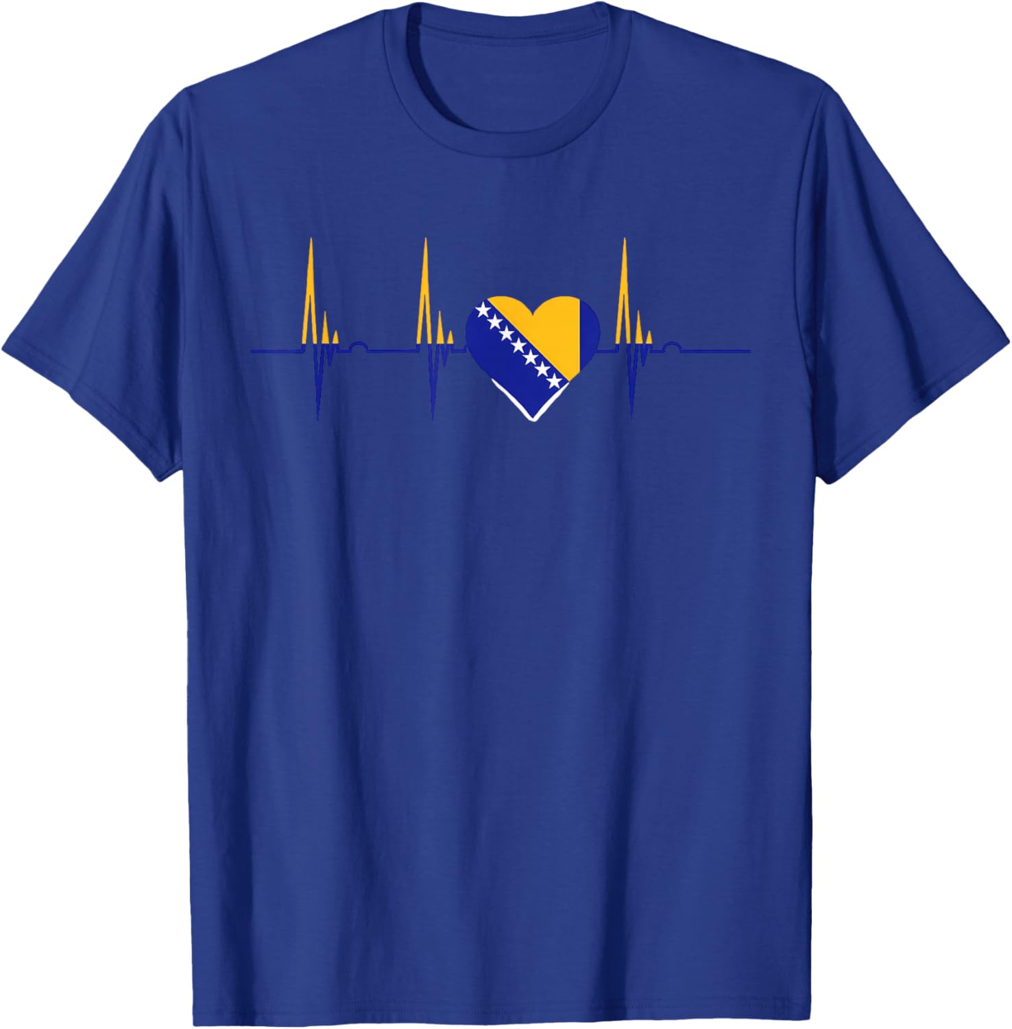 Bosnien und Herzegowina Flagge Bosnische Wurzeln T-Shirt - T-Shirt | Royal