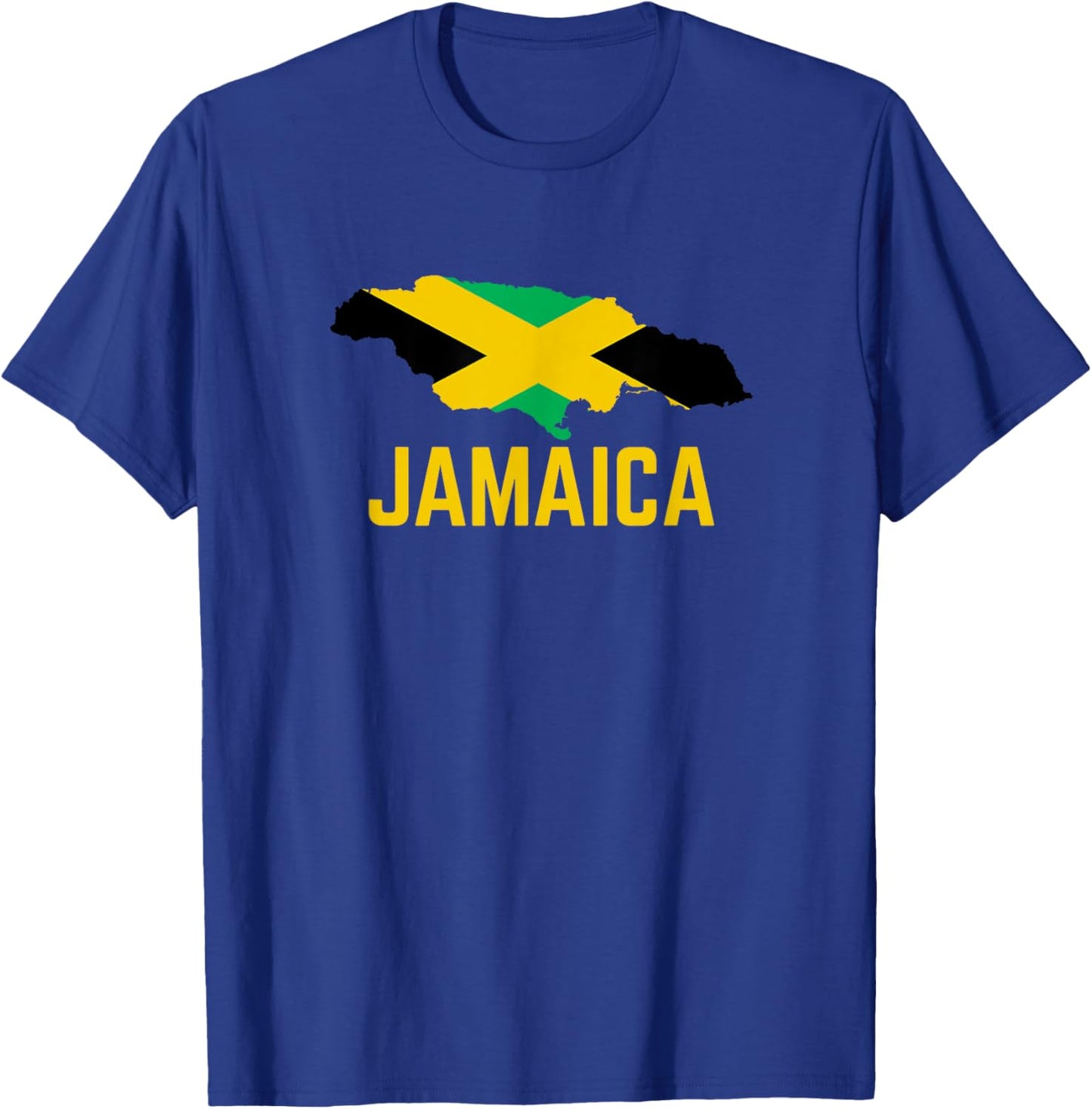 Jamaica Flag Proud Jamaican Roots Lover Kids Men Women T-Shirt - T-Shirt | Royal