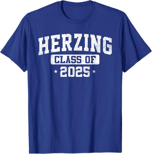 Herzing University Class of 2025 Graduate Arch Vintage T-Shirt - T-Shirt | Royal