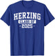 Herzing University Class of 2025 Graduate Arch Vintage T-Shirt - T-Shirt | Royal