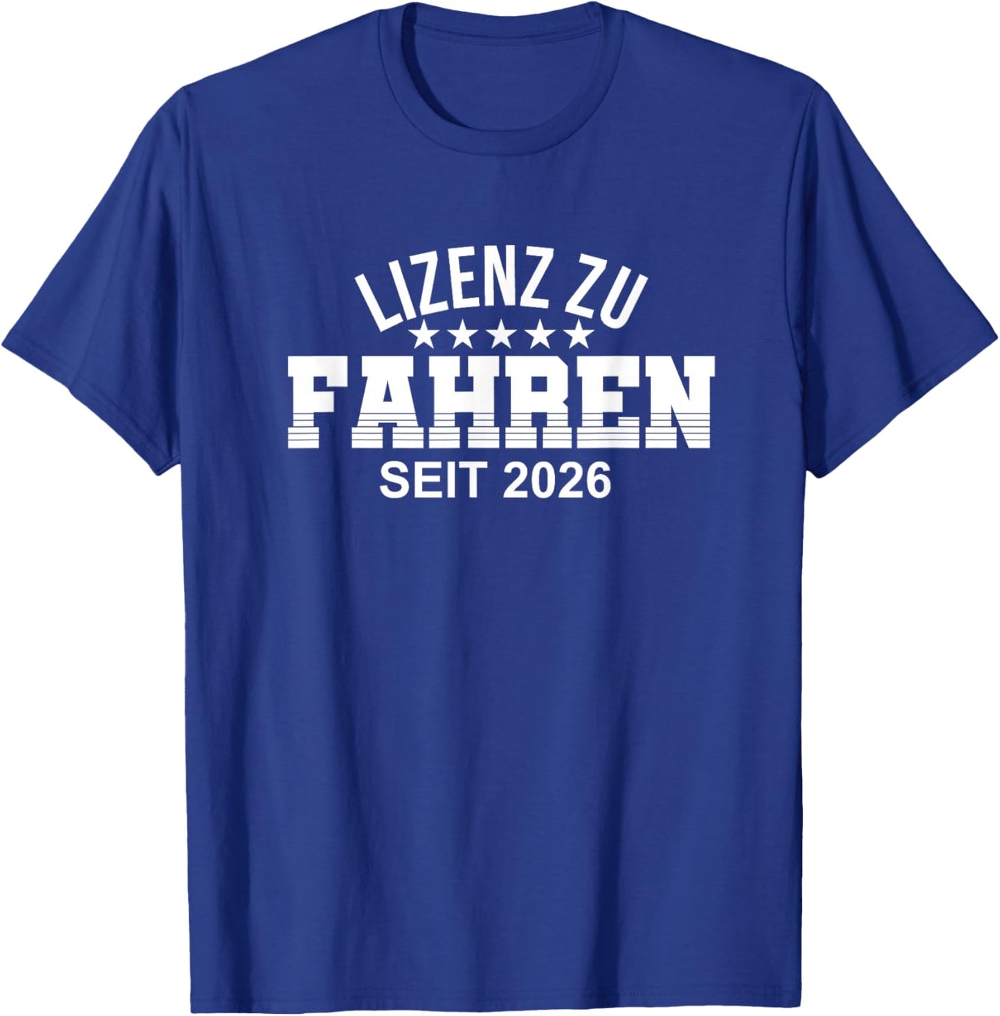 Führerschein 2026 Führerscheinprüfung bestanden Fahrprüfung T-Shirt - T-Shirt | Royal