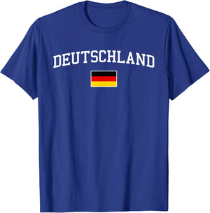 German Flag Men Women Kids Germany T-Shirt - T-Shirt | Royal