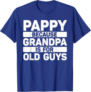 Pappy Design For Grandpa From Grandkids Father's Day Pappy T-Shirt - T-Shirt | Royal