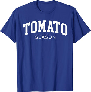 Tomato Season Funny Tomato Gardening Vegetables Farmer Farm T-Shirt - T-Shirt | Royal