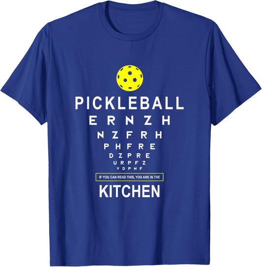 Funny Pickleball Shirt If You Can Read This Kitchen Joke T-Shirt - T-Shirt | Royal