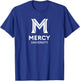 Mercy University Mavericks M Logo T-Shirt - T-Shirt | Royal
