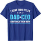 CEO Art For Dad Men Father Business Owner Entrepreneur CEO T-Shirt - T-Shirt | Royal