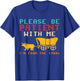 Funny Please Be Patient With Me I'm From The 1900s Vintage T-Shirt - T-Shirt | Royal