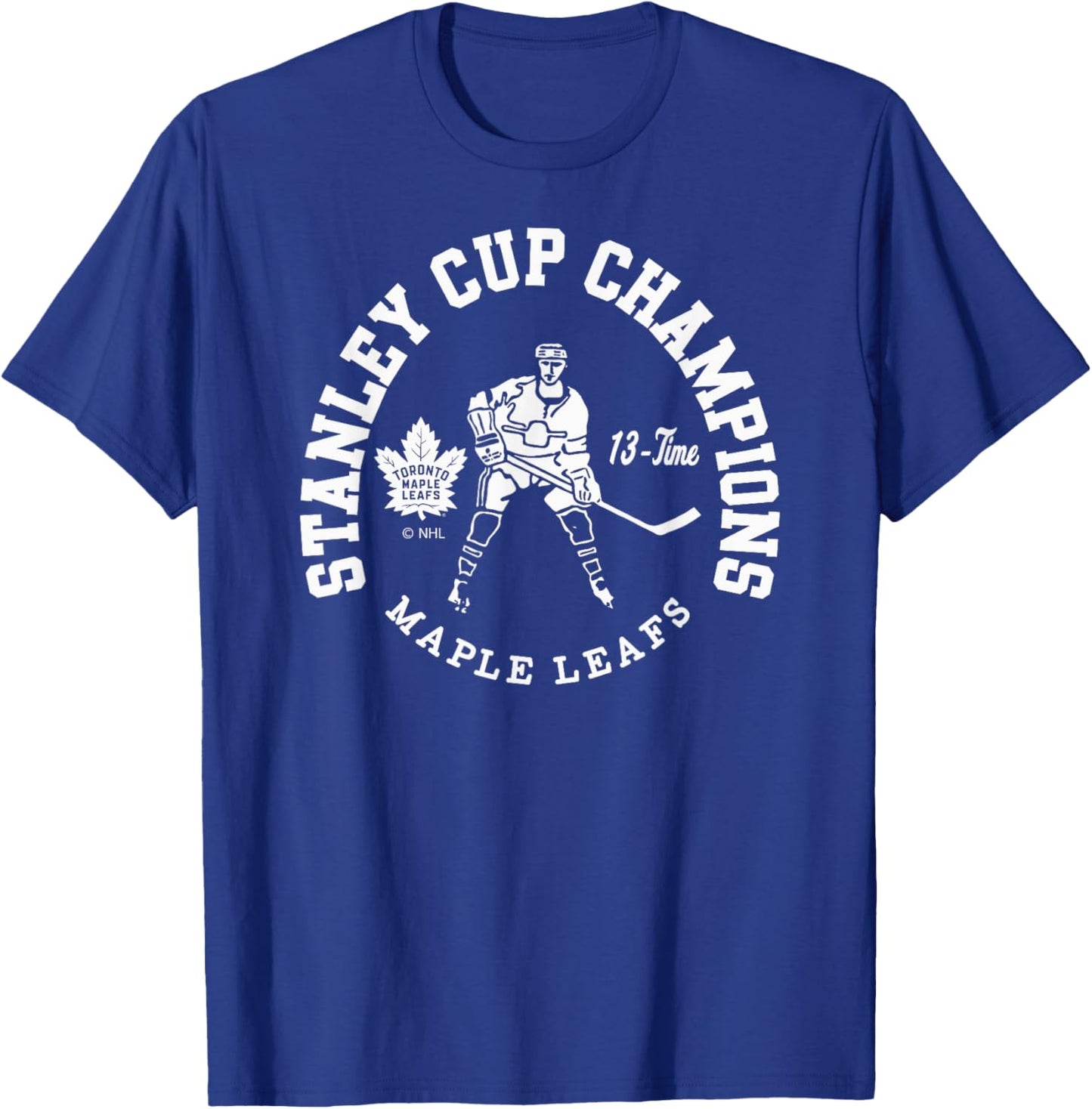 Toronto Maple Leafs Stanley Cup Champions 13-Time Blue T-Shirt - T-Shirt | Royal