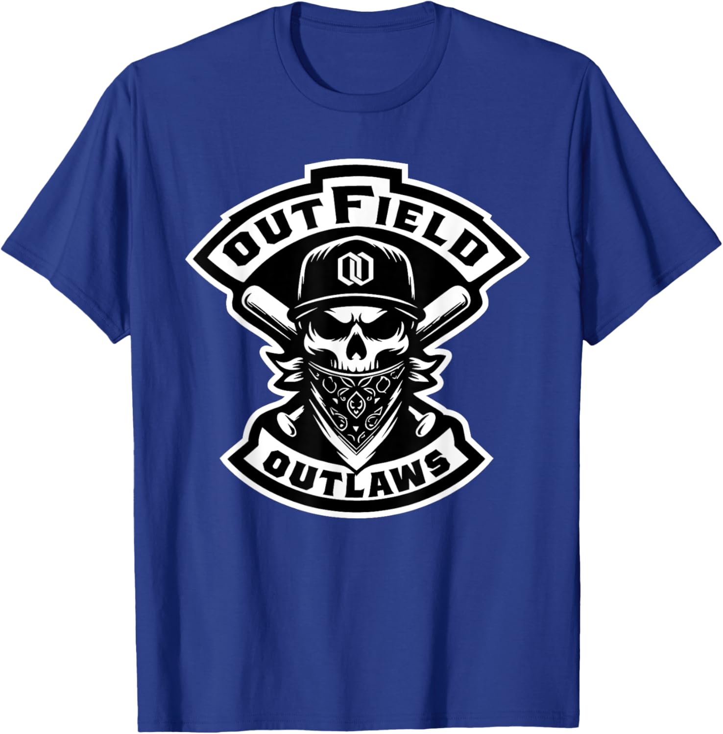 Outfield Outlaws T-Shirt - T-Shirt | Royal