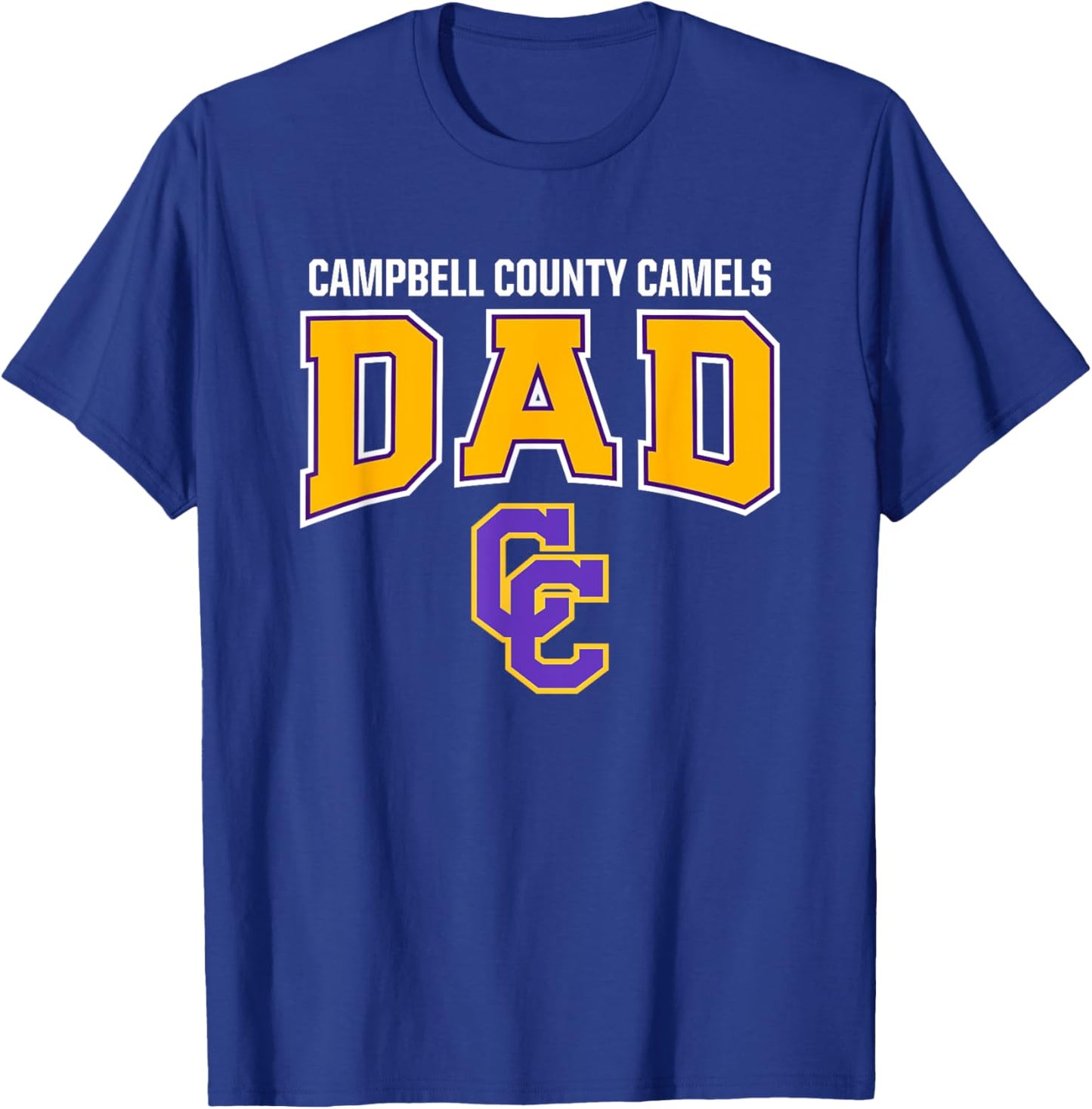 Campbell County Camels Logo Dad HS T-Shirt - T-Shirt | Royal