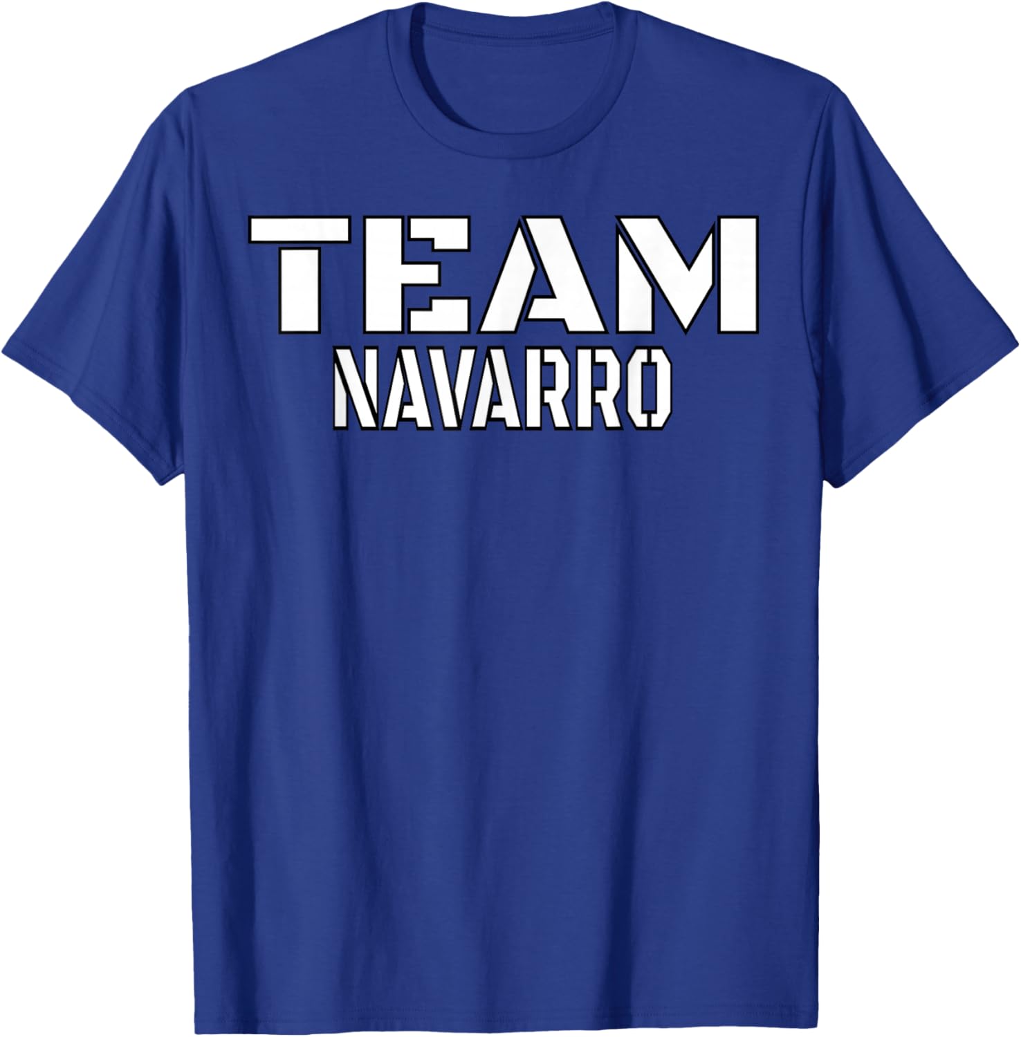 Team Navarro Unique Personalized Matching Family T-Shirt - T-Shirt | Royal
