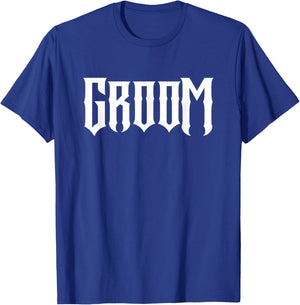 Heavy Metal Rock Groom T-Shirt - T-Shirt | Royal