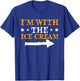 I'm With The Ice Cream Funny Couple Halloween Men Women T-Shirt - T-Shirt | Royal
