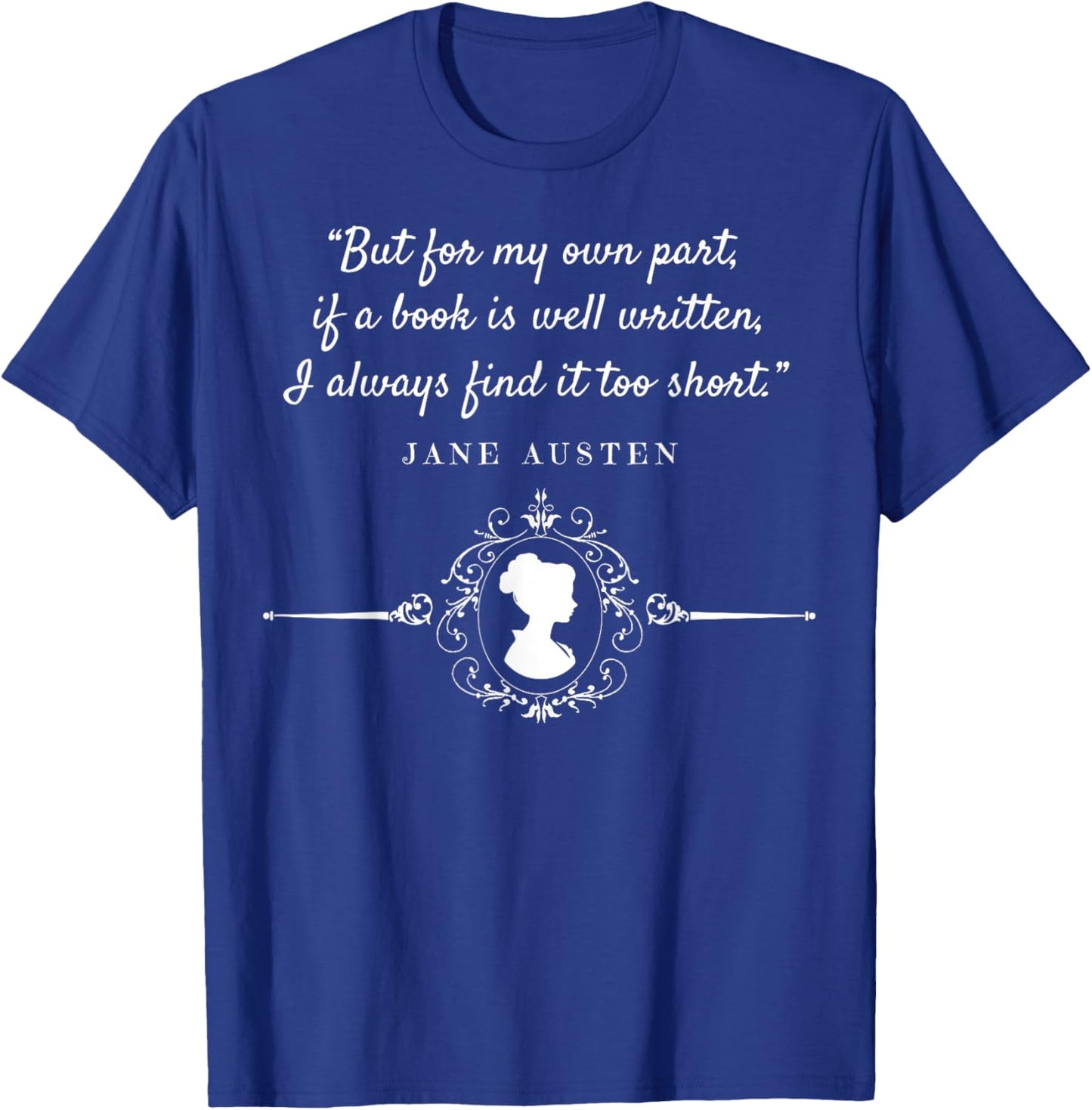 Expectations Literary - Book Club-J Jane Austen - Poet Writer - Mr. Darcy Romantic Quote T-Shirt - T-Shirt | Royal