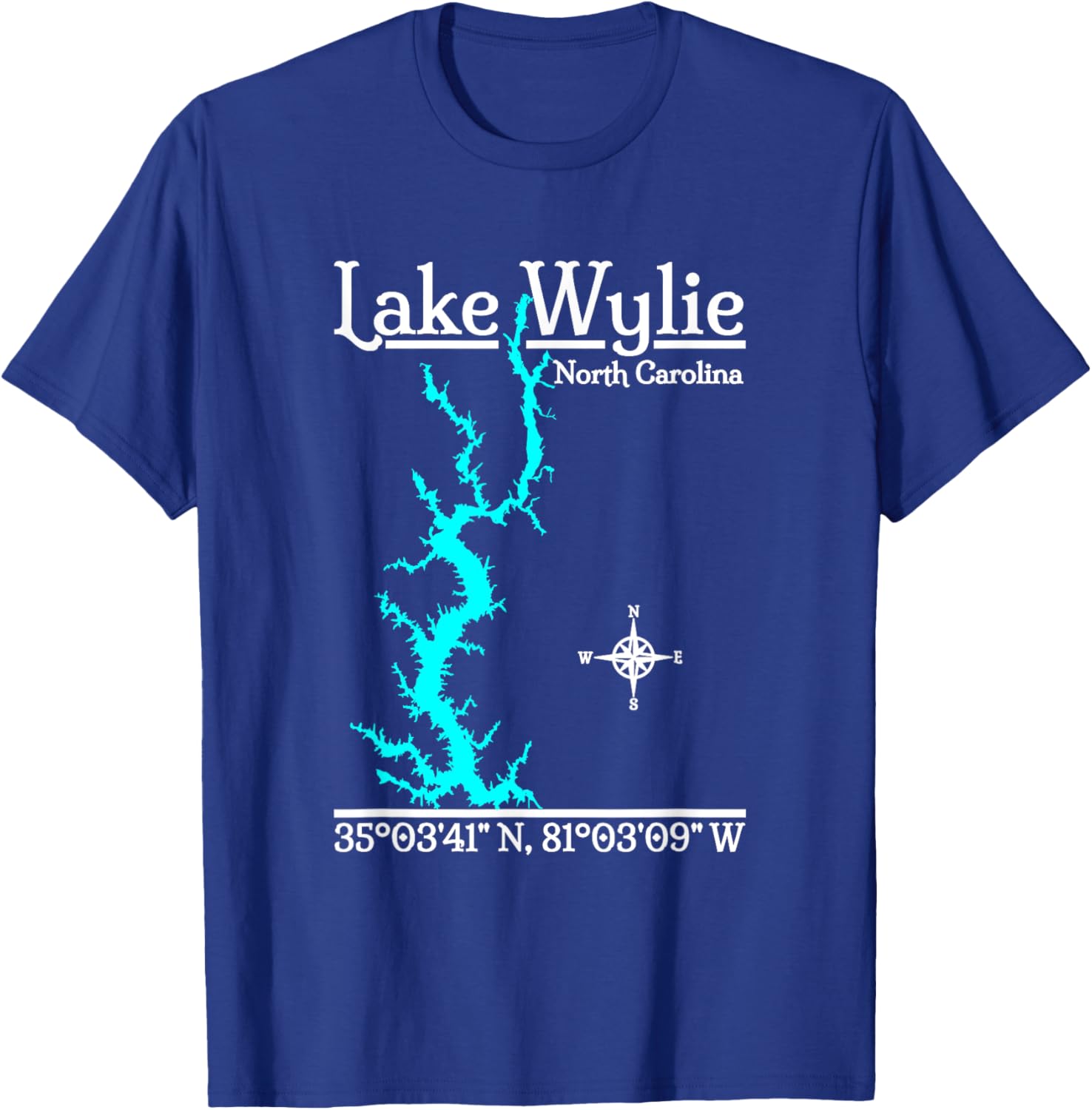 Lake Wylie - North Carolina T-Shirt - T-Shirt | Royal