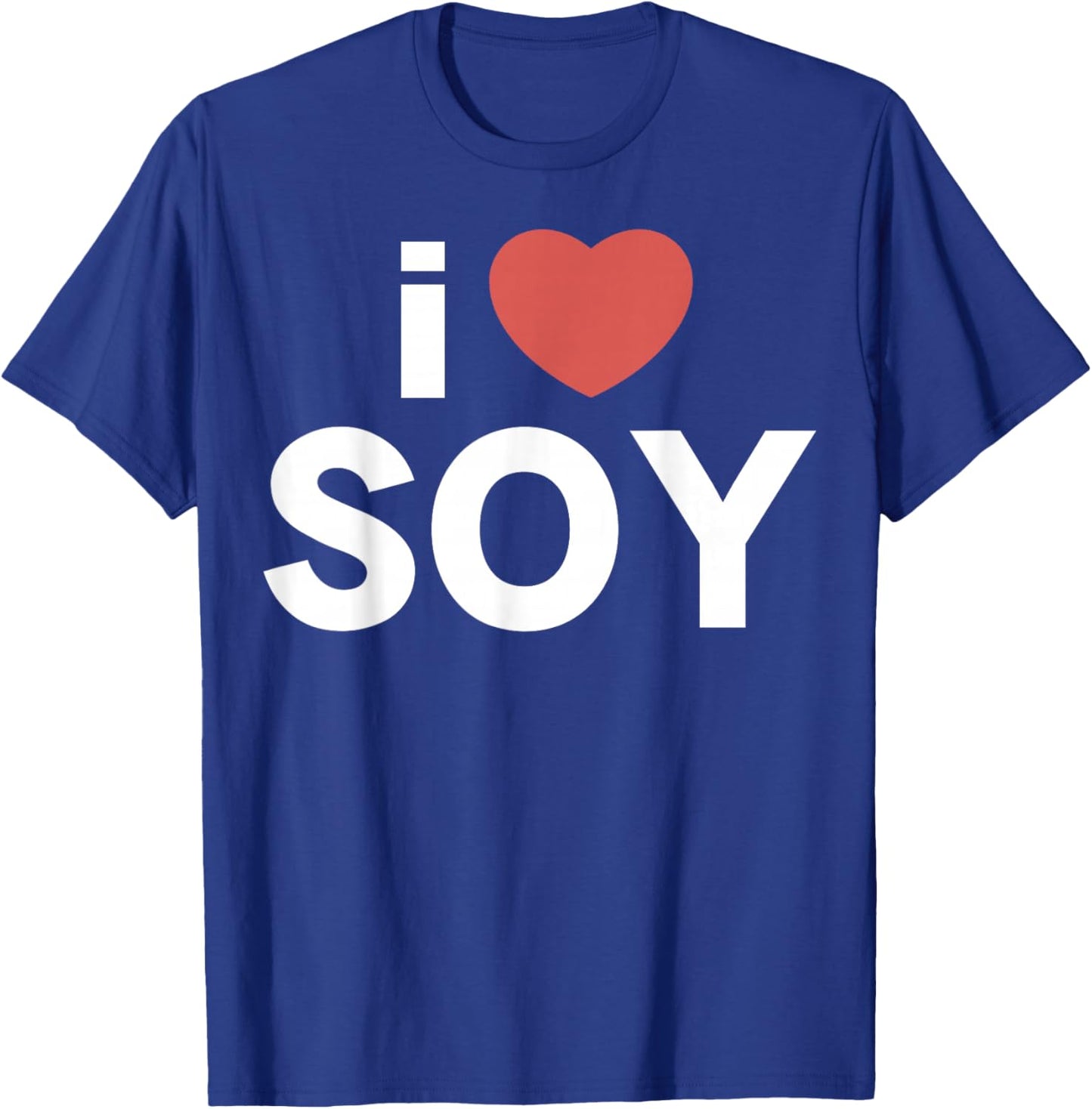 I Love Heart Soy T-Shirt - T-Shirt | Royal