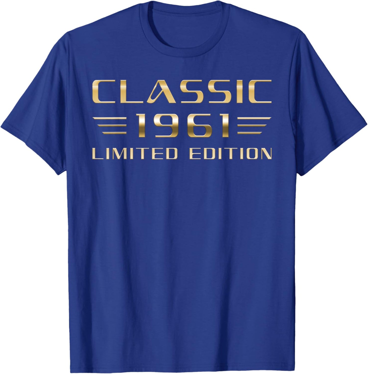 Classic 1961 Limited Edition Classic Car 65th Birthday T-Shirt - T-Shirt | Royal