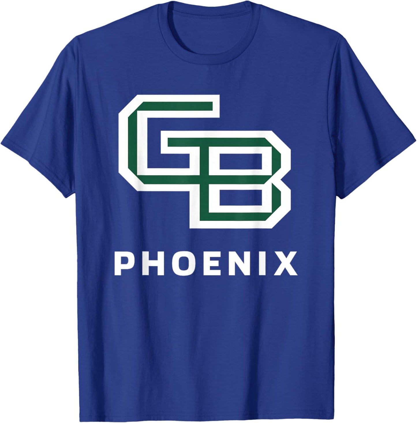 Wisconsin Green Bay Phoenix Icon Black Officially Licensed T-Shirt - T-Shirt | Royal