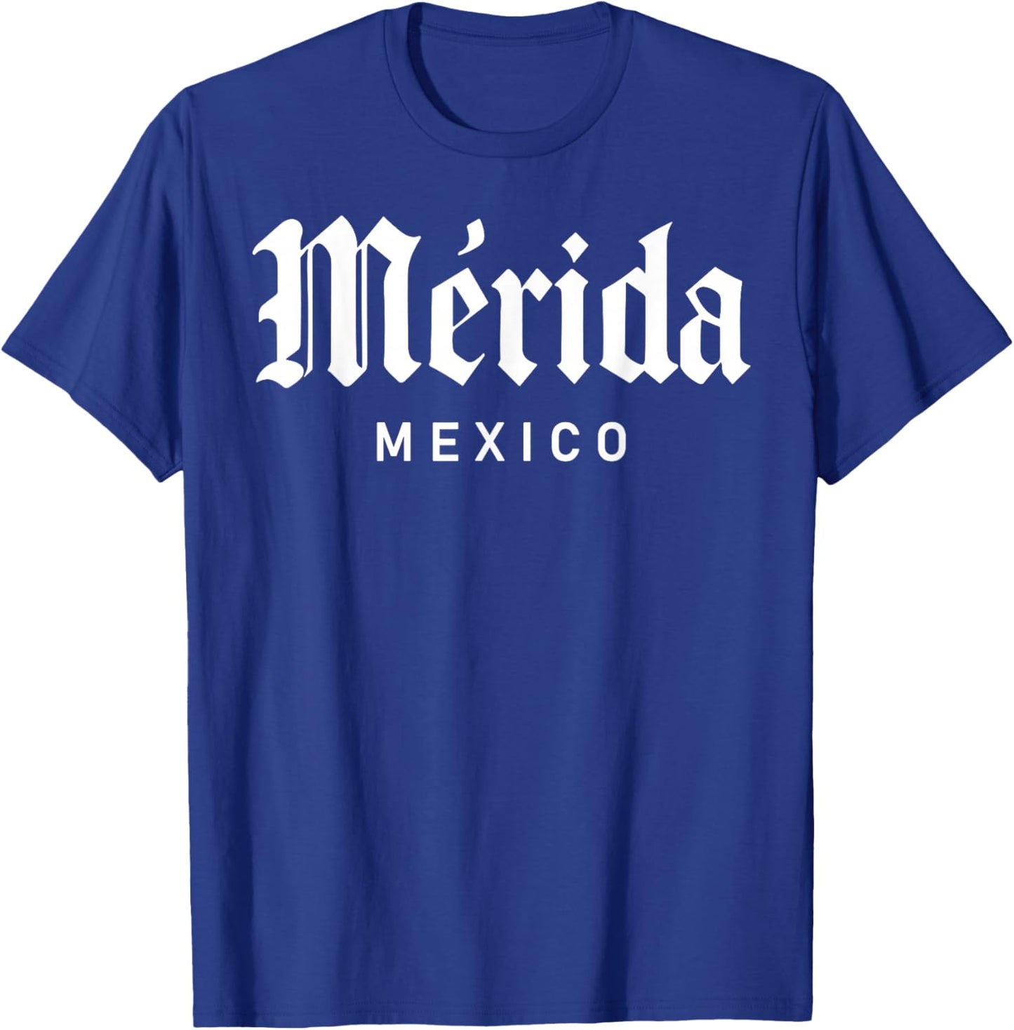 Merida Mexico Retro Yucatan Travel Art Cathedral Mexican T-Shirt - T-Shirt | Royal
