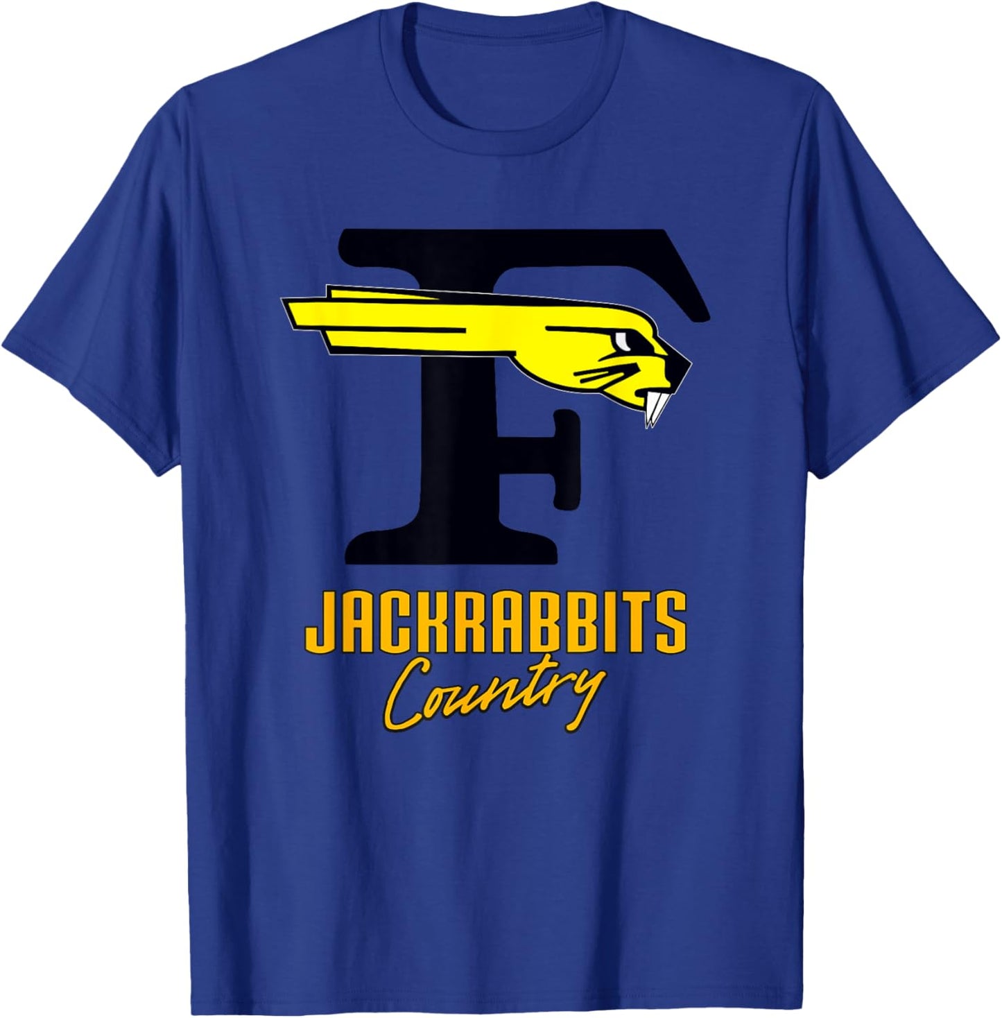 Forney Jackrabbits Logo Country HS T-Shirt - T-Shirt | Royal