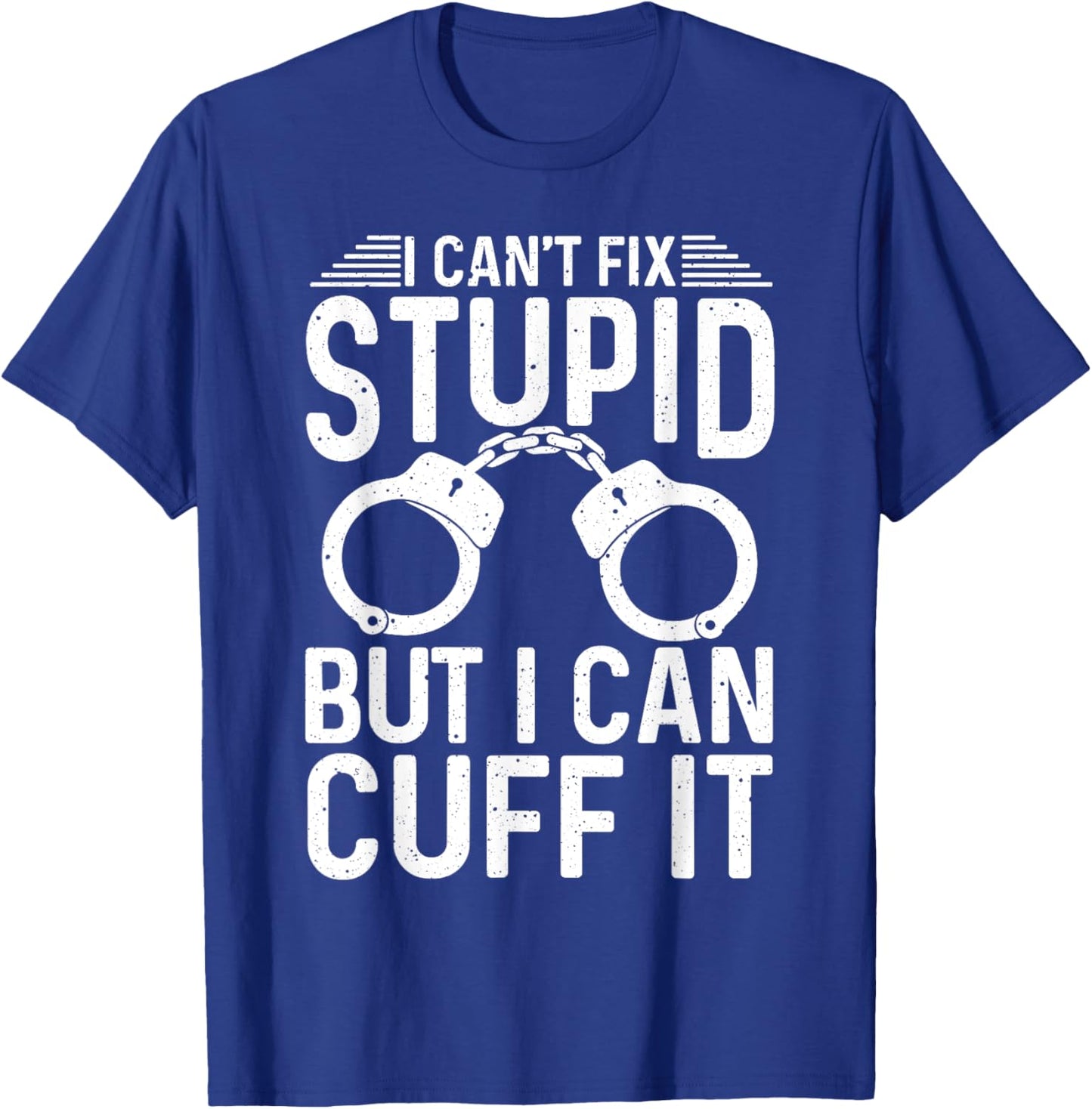 Funny Police Officer Design Women Cop Police Officer T-Shirt - T-Shirt | Royal