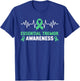Essential Tremor Support Essential Tremor Awareness T-Shirt - T-Shirt | Royal