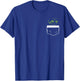 Retro Alien Pocket UFO Extraterrestrial Space Women T-Shirt - T-Shirt | Royal