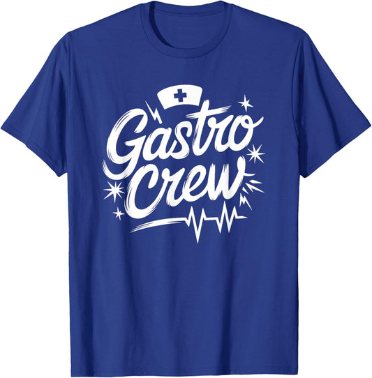 Endoscopy Nurse Gastro Crew, Endoscopy Nursing Endo Nurse T-Shirt - T-Shirt | Royal