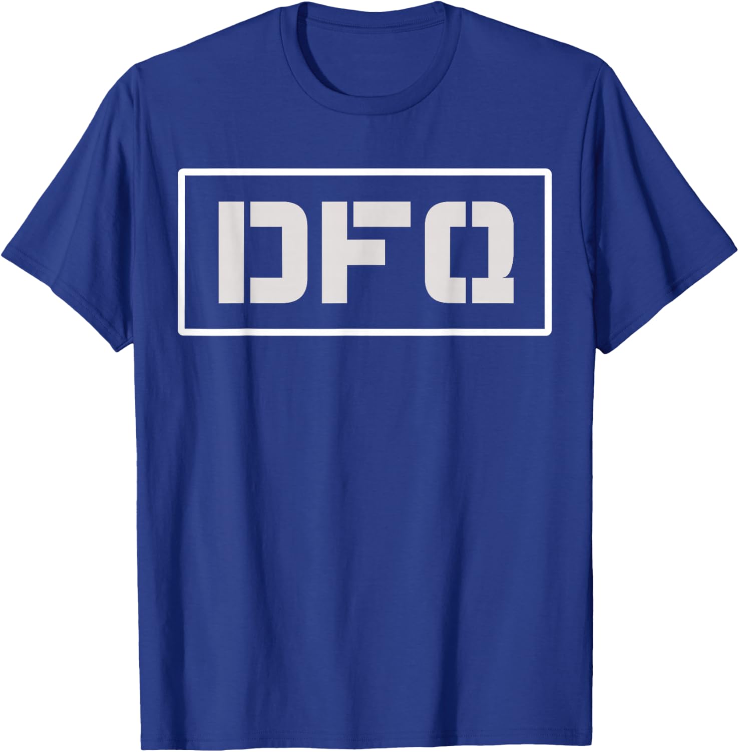 DFQ Don't Fucking Quit Bold Motivating Intense Workout T-Shirt - T-Shirt | Royal