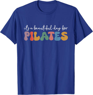 SOMMAS YOGA Retro Pilates Lover Instructor Workout T-Shirt - T-Shirt | Royal