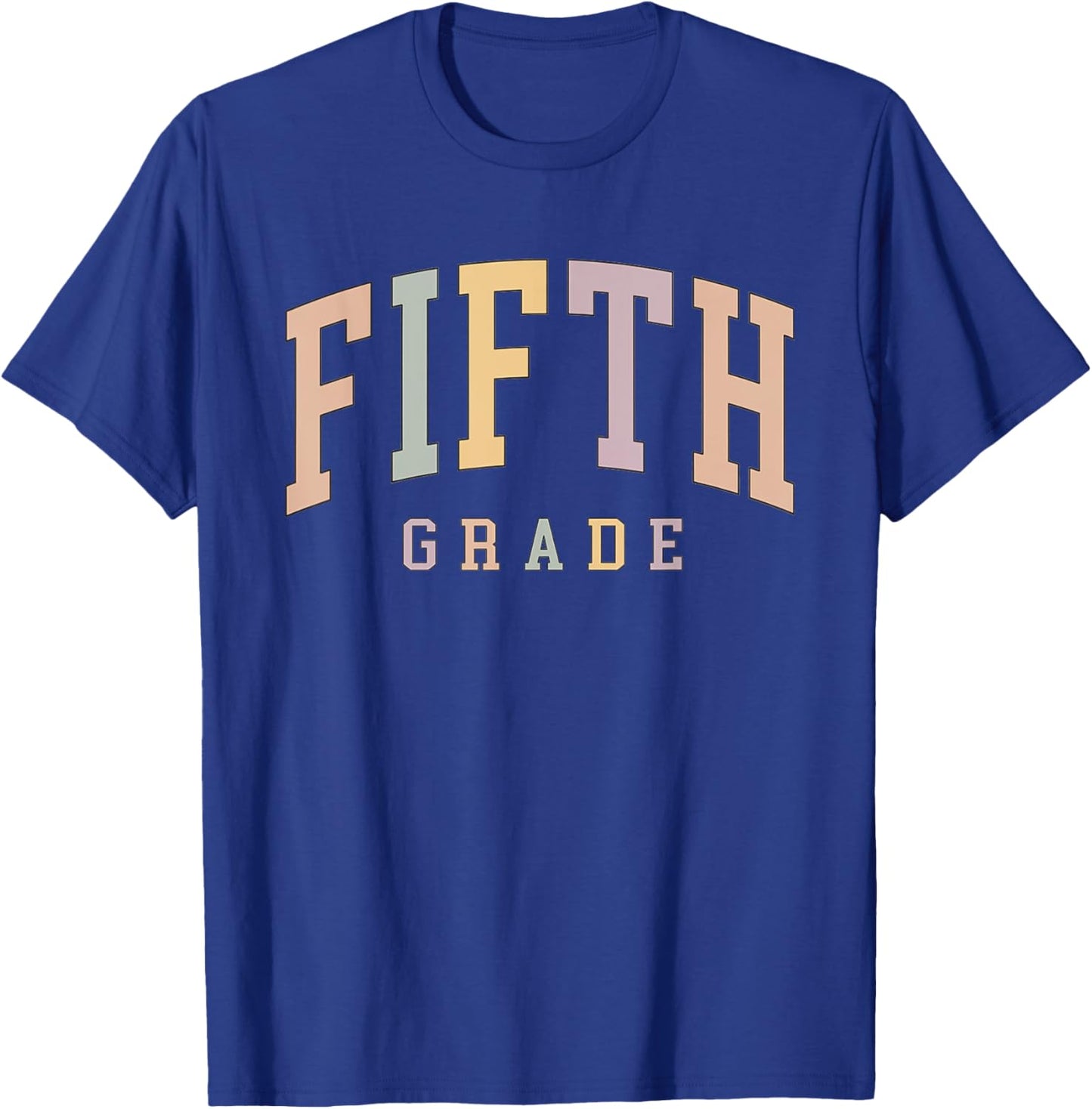 Vintage Fifth Grade Teacher Back To School Students Women T-Shirt - T-Shirt | Royal