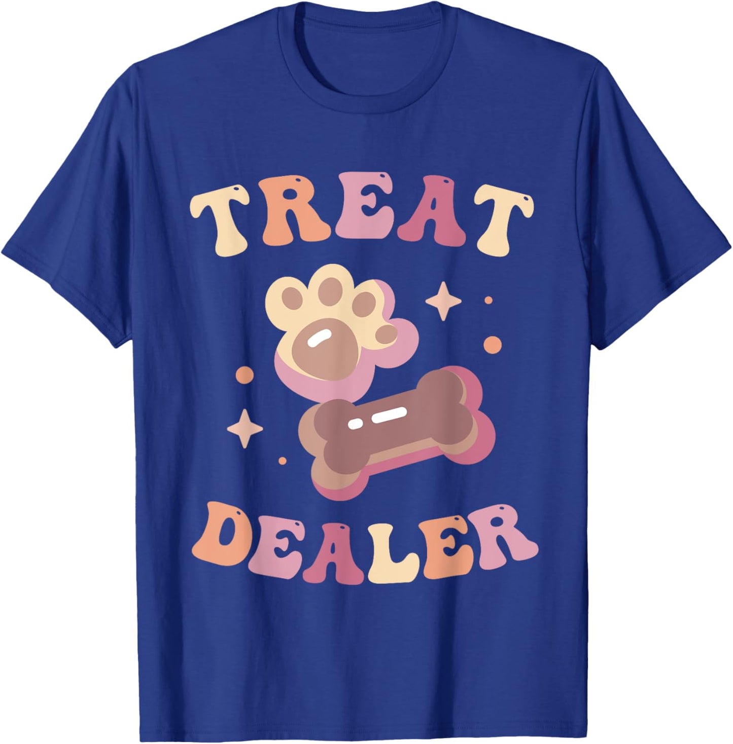 Dog Treat Dealer Funny Dog Training Dog Sitter Boys Girls T-Shirt - T-Shirt | Royal