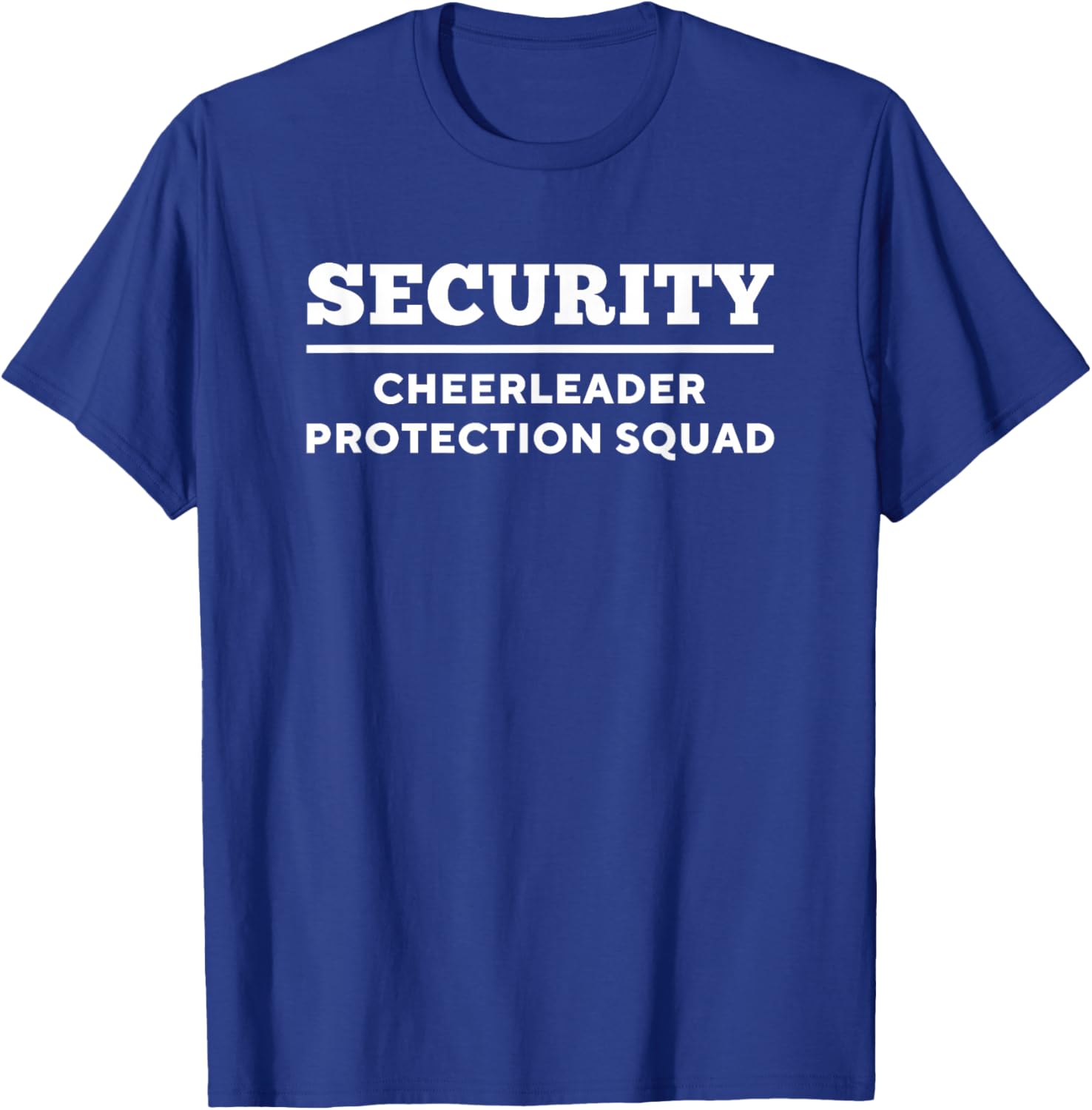 Cheer Bro Cheerleader Brother Security T-Shirt - T-Shirt | Royal