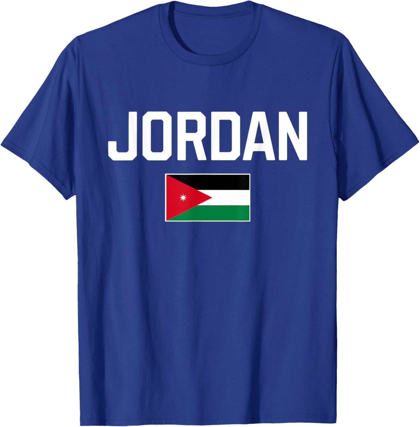 Jordanian Flag | Jordan Flag Women Kids Boys Girls T-Shirt - T-Shirt | Royal