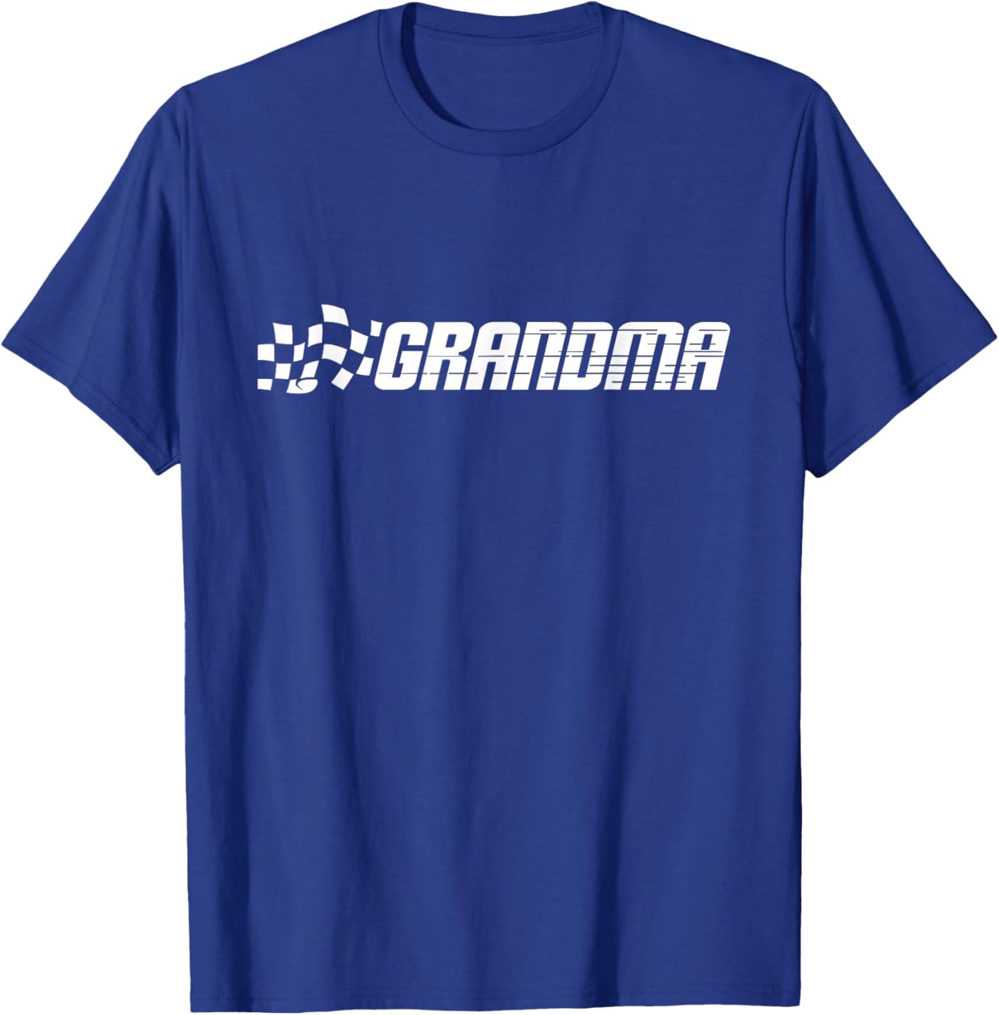 Racing Birthday Party Matching Family Car Pit Crew Grandma T-Shirt - T-Shirt | Royal